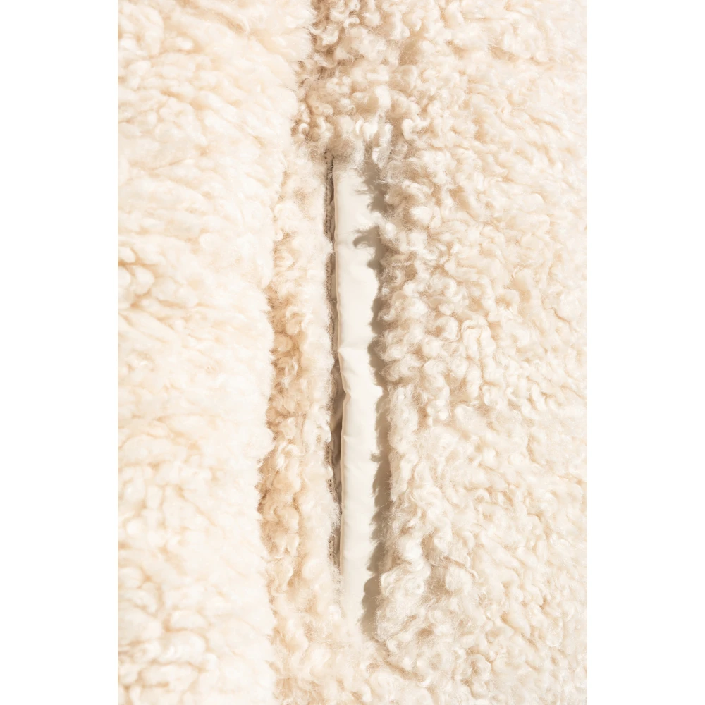 Save The Duck Gevoerde jas Kennie gemaakt van imitatiebont Beige Dames