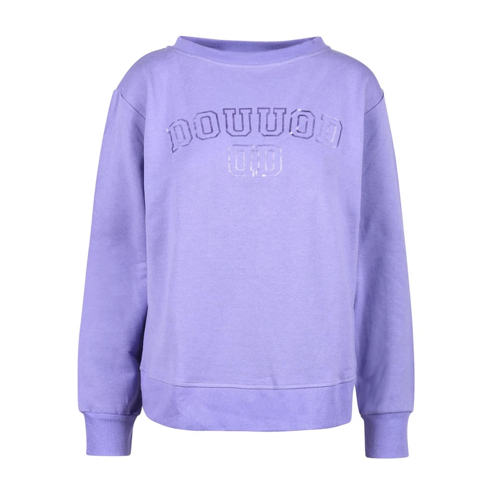 Douuod Woman Lila Sweatshirt voor Vrouwen Purple Dames