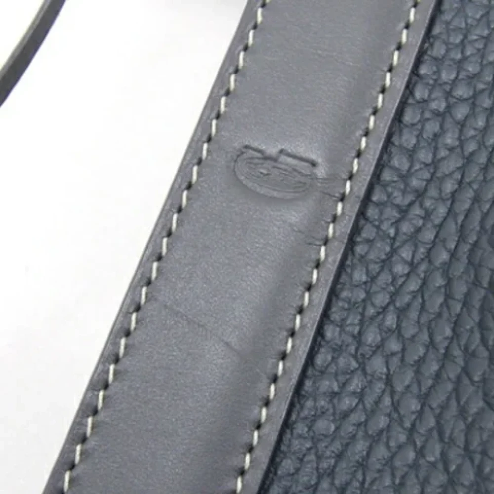 Goyard Vintage Pre-owned Leather handbags Blue Dames