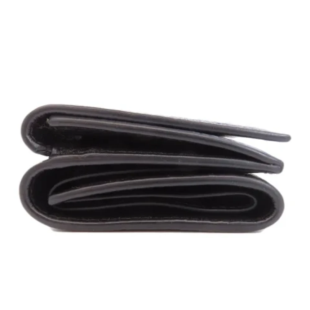 Balenciaga Vintage Pre-owned Leather wallets Black Dames