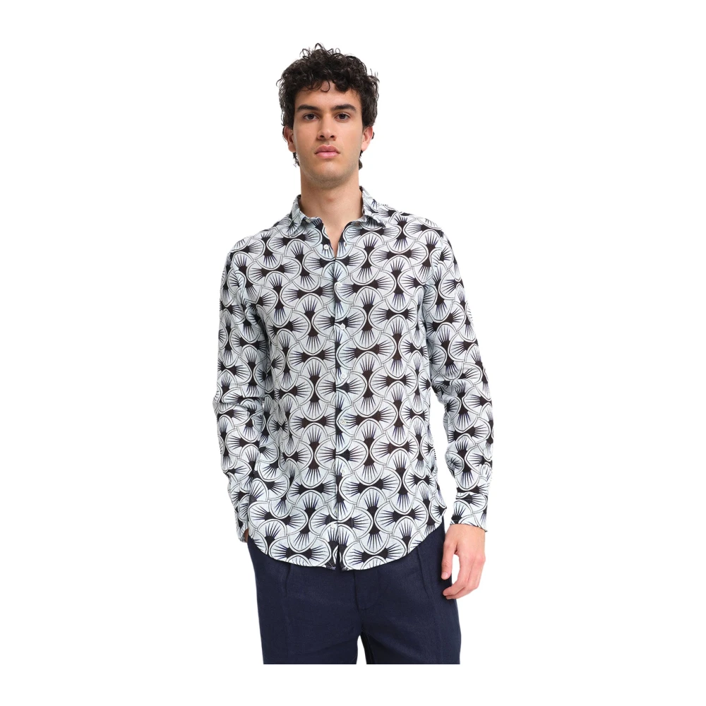 Peninsula Zomer Linnen Overhemd Multicolor Heren