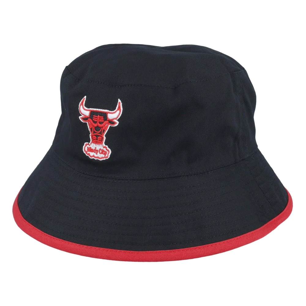 Mitchell & Ness Vändbar hink HWC Chicago Bulls ullkeps Black, Unisex