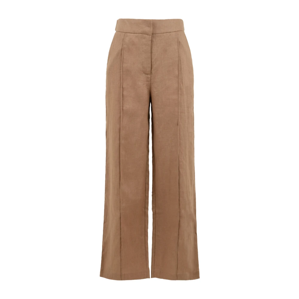 Notshy Beige Broek Model 4409404 Soka Brown Dames