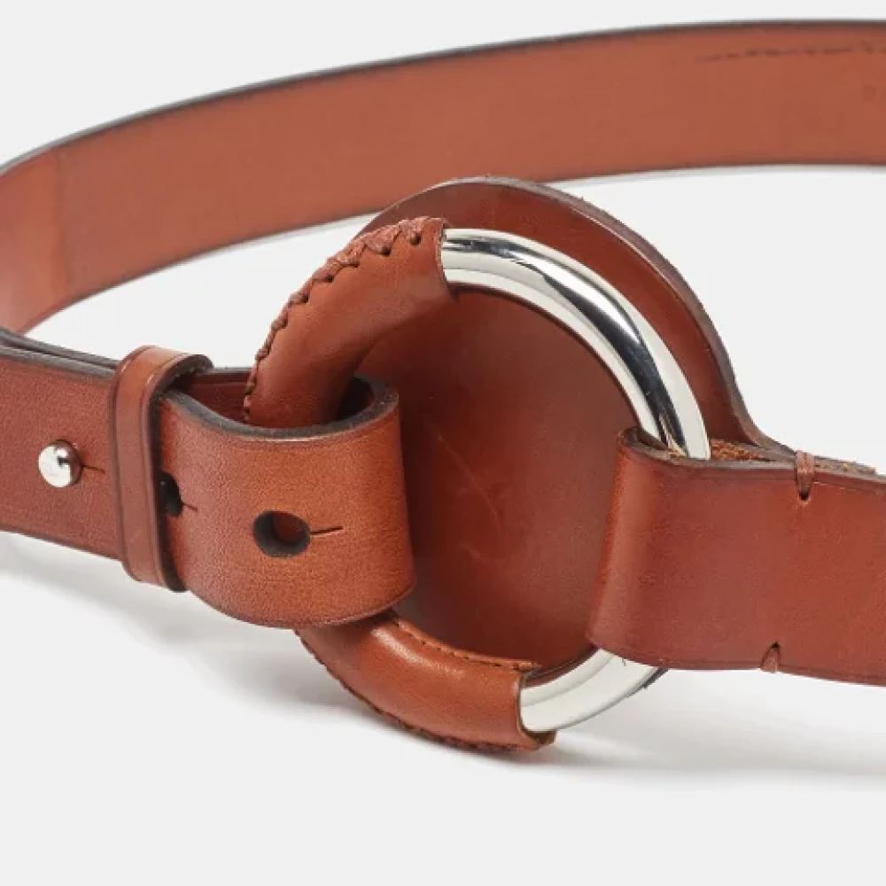 Ralph Lauren Pre-owned Leather belts Brown Dames