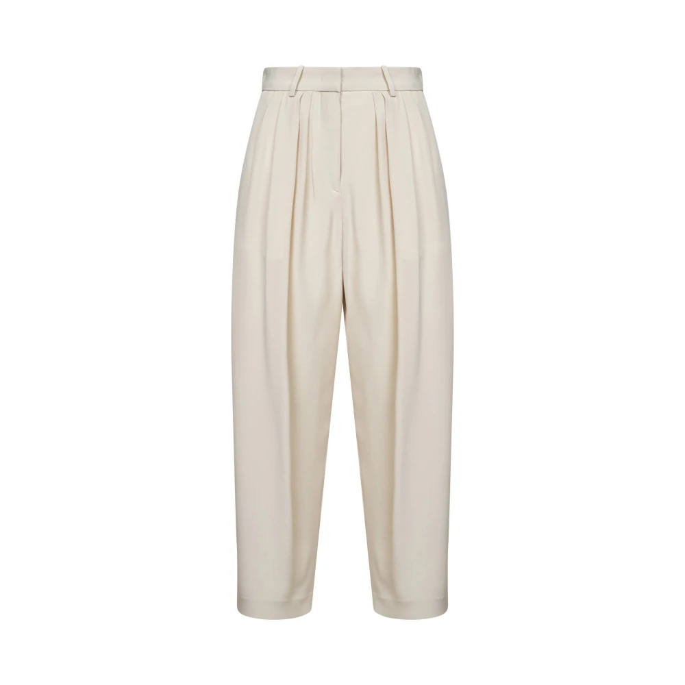 Isabel Marant Women's Beige Tapered Trousers, M, Rtw...