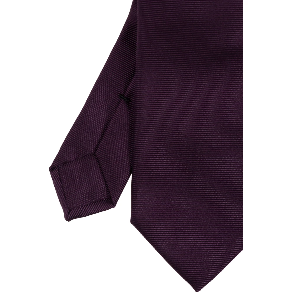 Versace Zijden stropdas Purple Heren