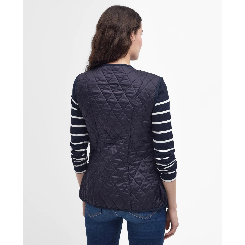 Barbour Betty Fleece Gevoerd Vest Blue Dames