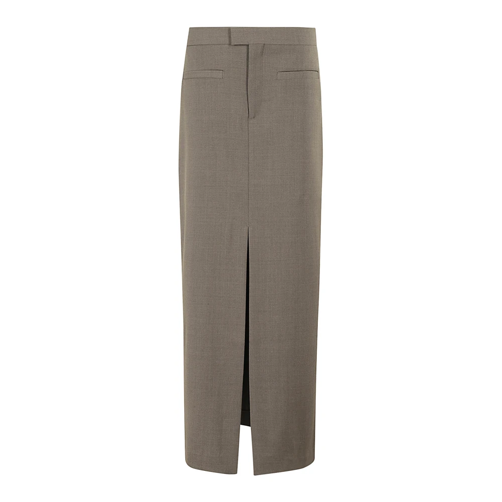 Filippa K Elegant Tailored Skirt Gray Dames