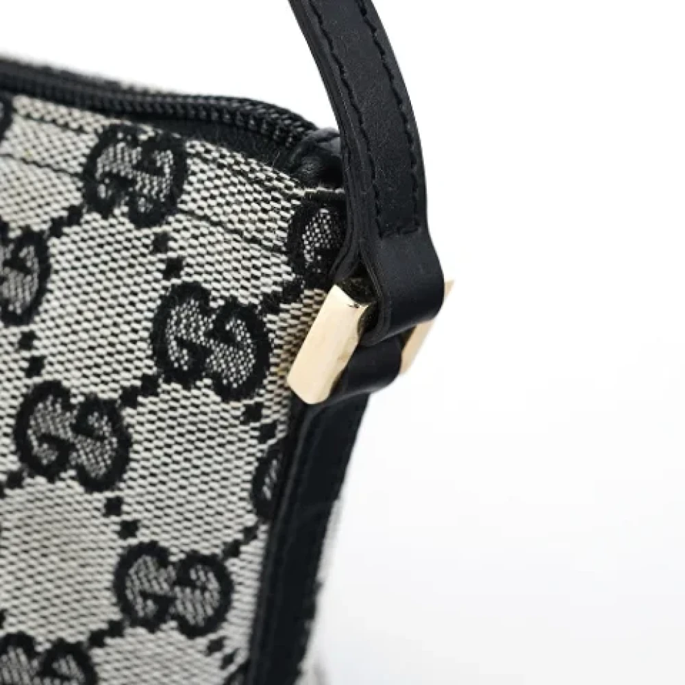 Gucci Vintage Pre-owned Leather handbags Gray Dames