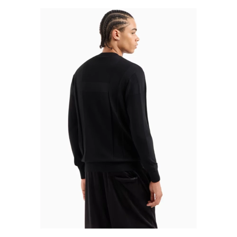 Armani Exchange Zwarte Sweater Stijl Xm000103 Af10454 Black Heren