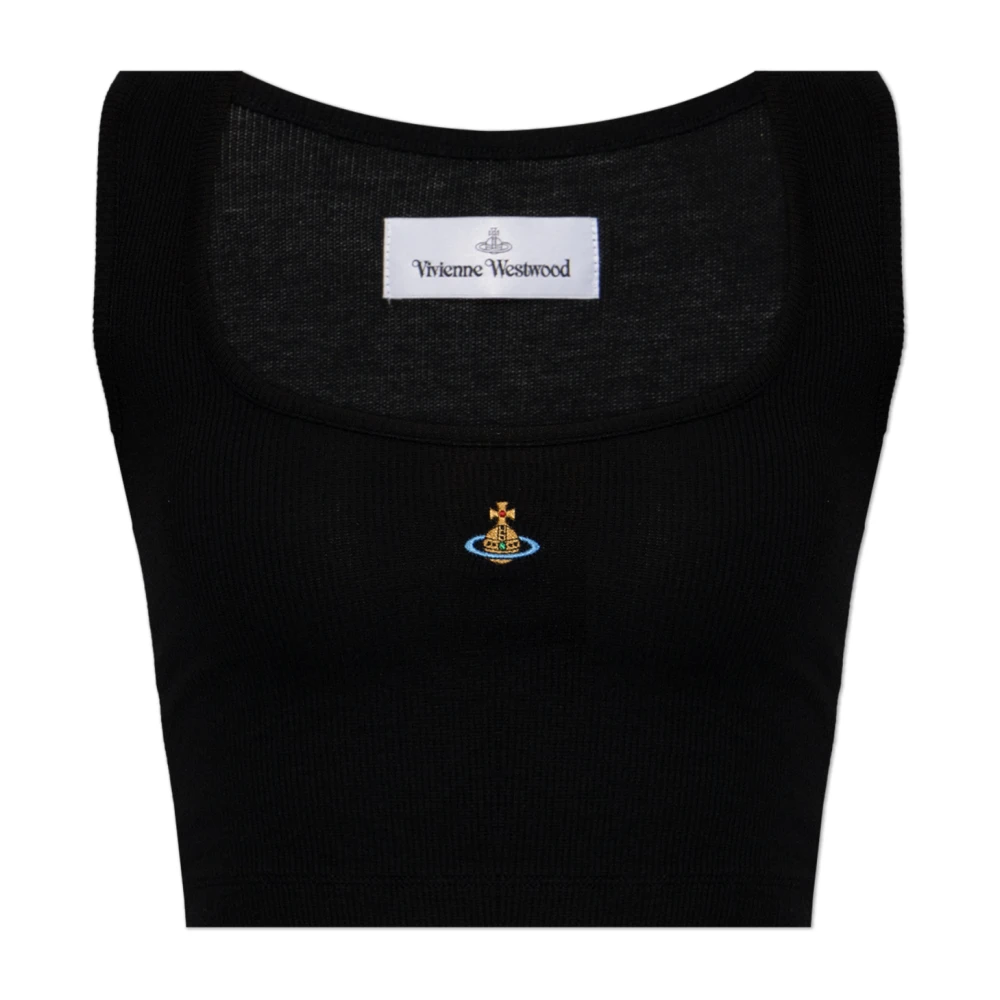 Vivienne Westwood Donna Nero Top, M, New,