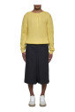 yellow-mohair-blend-sweater-with-pleats