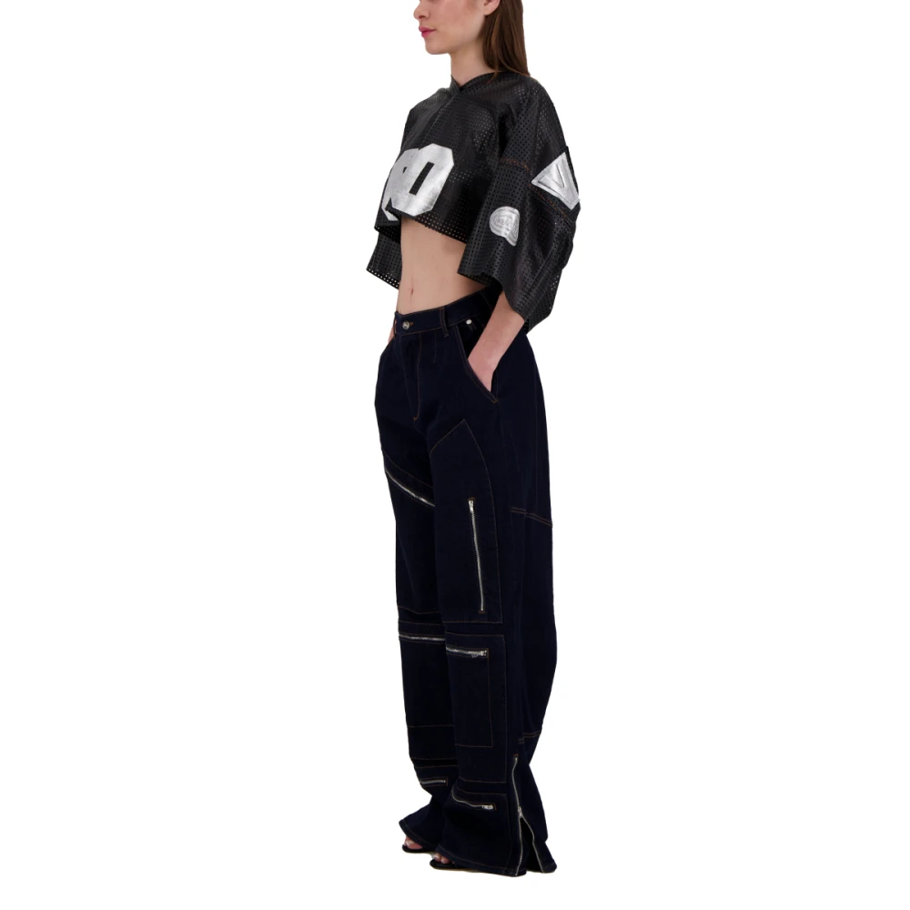 Von Dutch Leo Lifestyle Broek Blue Dames