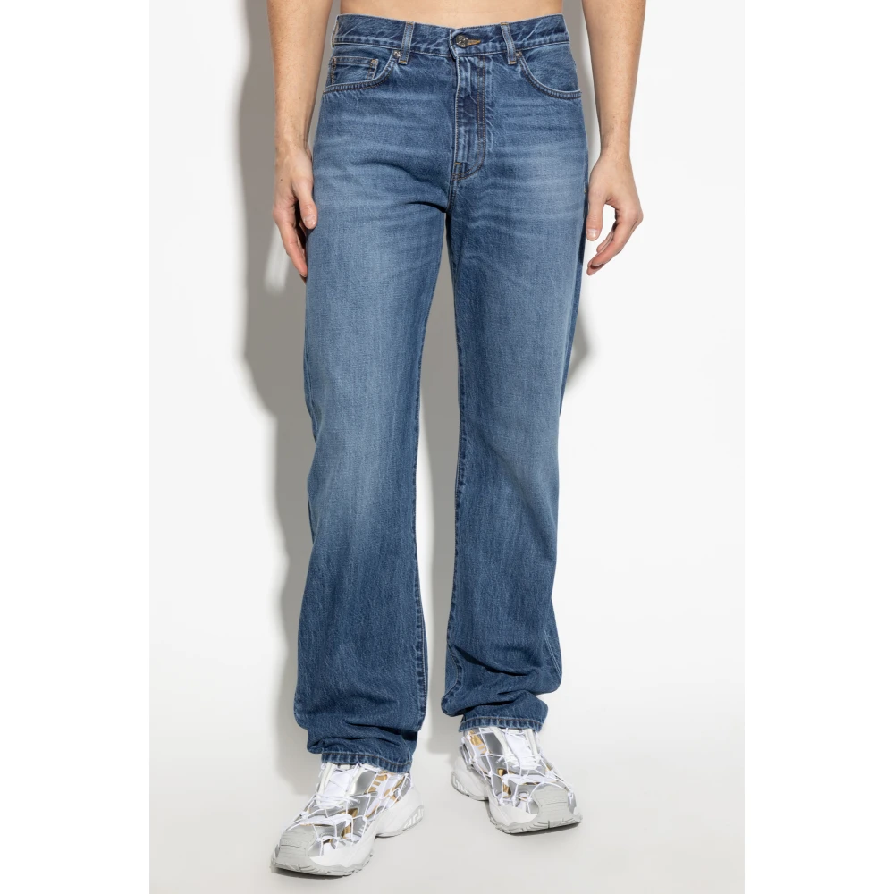 Versace Straight-leg jeans Blue Heren