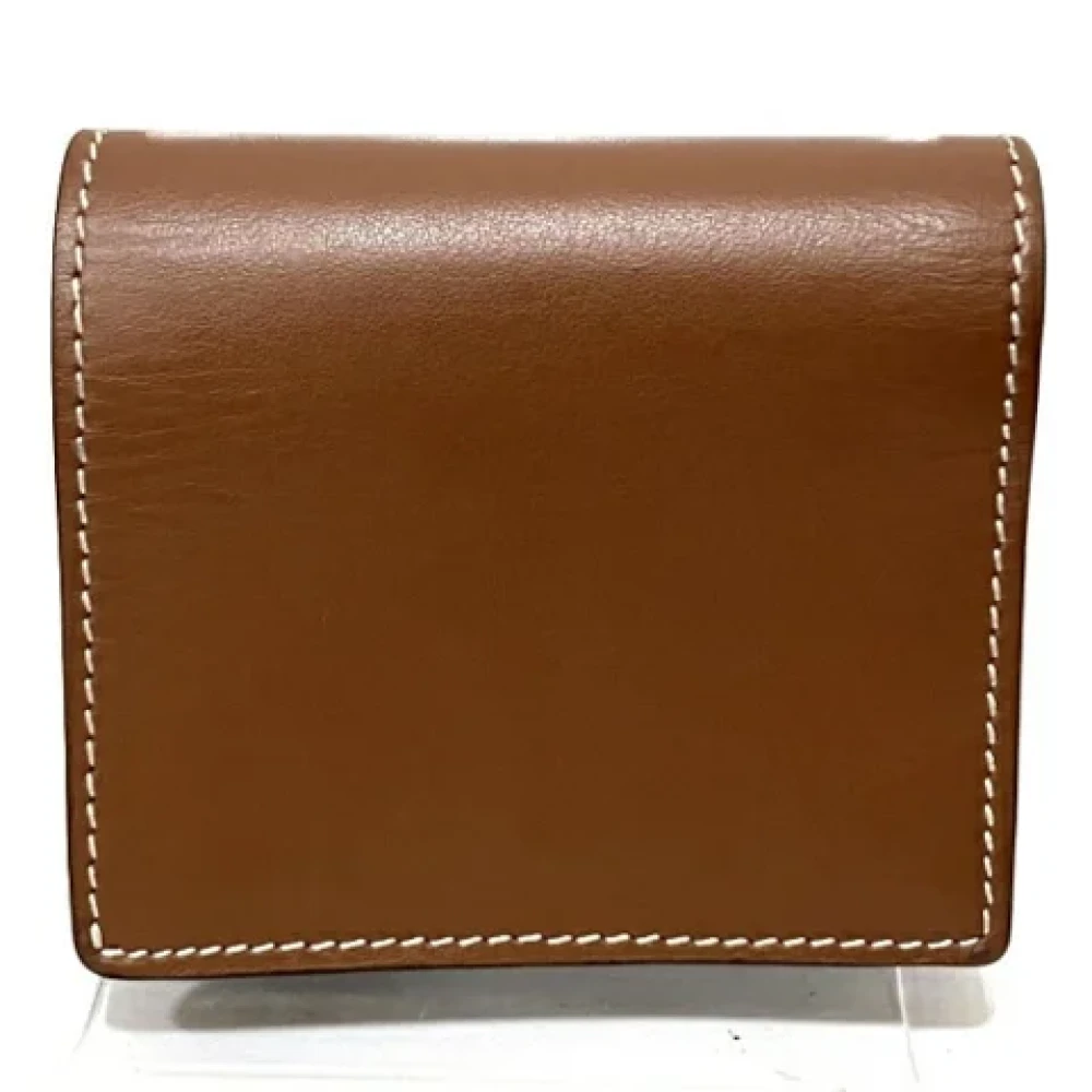 Burberry Vintage Pre-owned Leather wallets Brown Dames