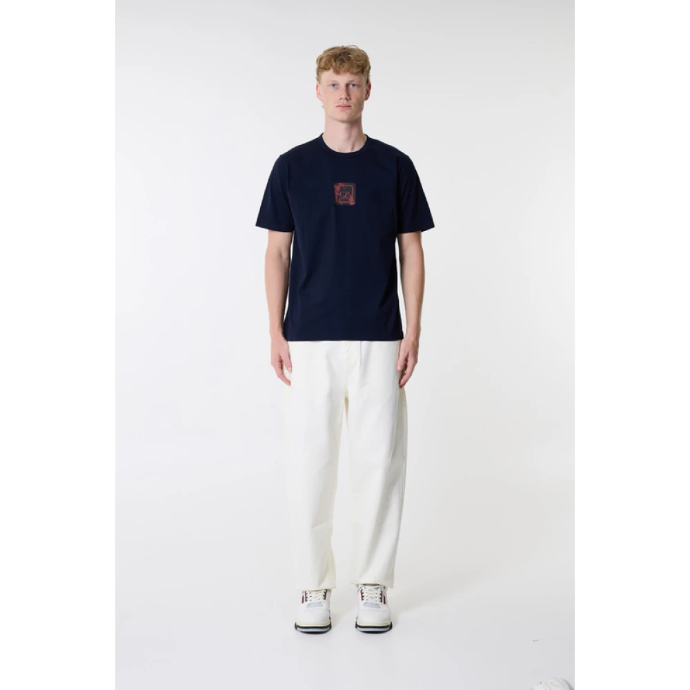 C.P. Company Marine Katoen Regular T-shirt Blue Heren
