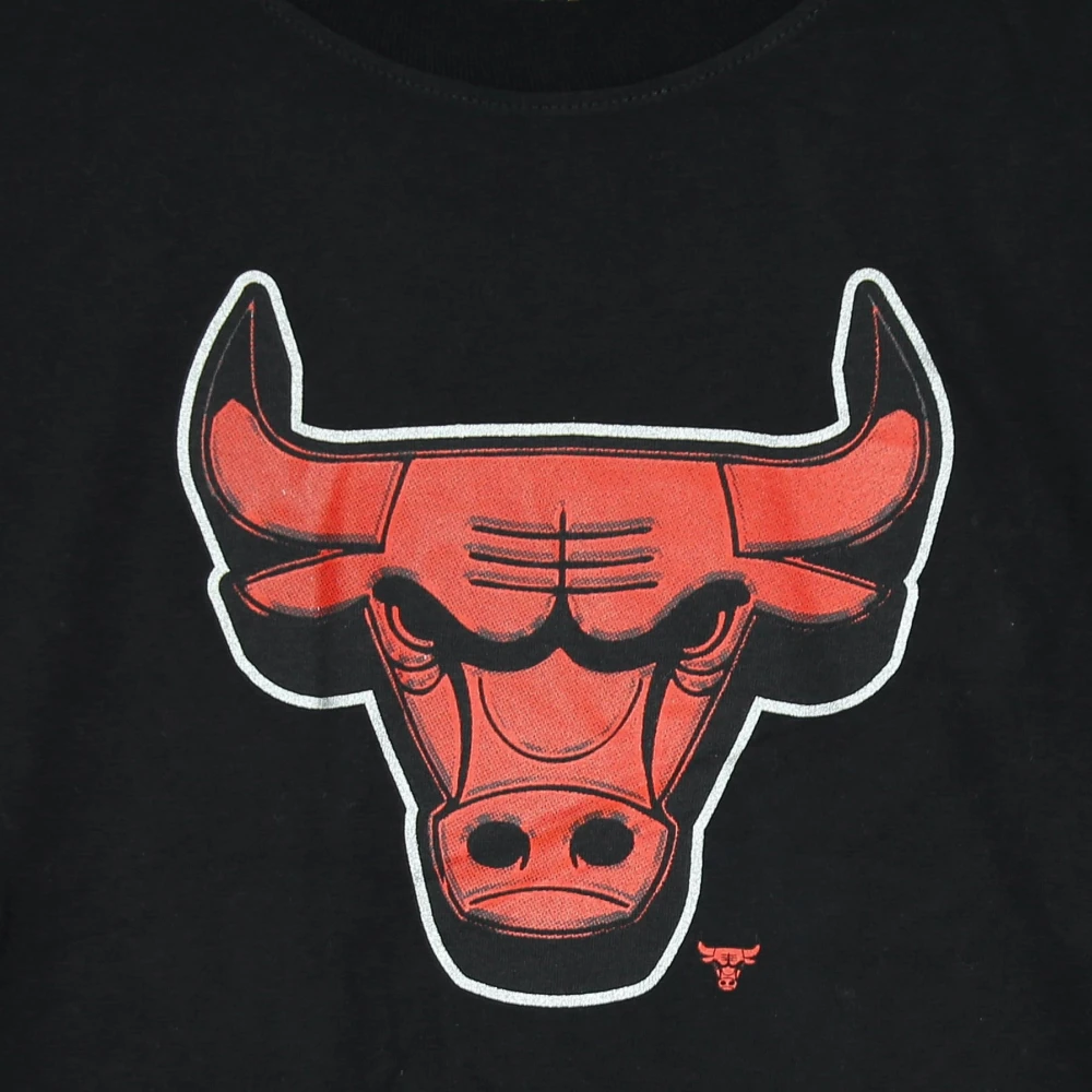 Nike Chicago Bulls Basketbalteam Feest T-shirt Black Heren
