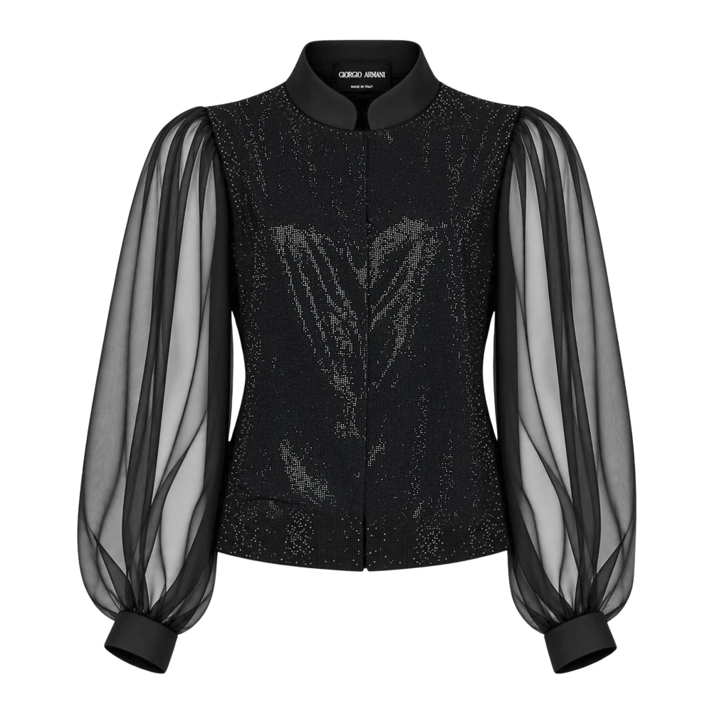 Giorgio Armani Donna Nero Camicette M, New,