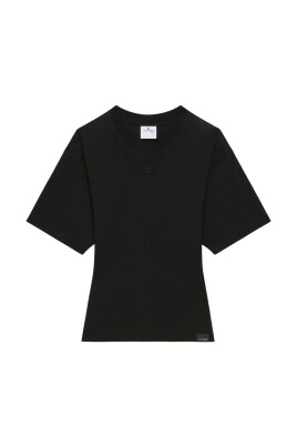 black-logo-patch-crew-neck-top