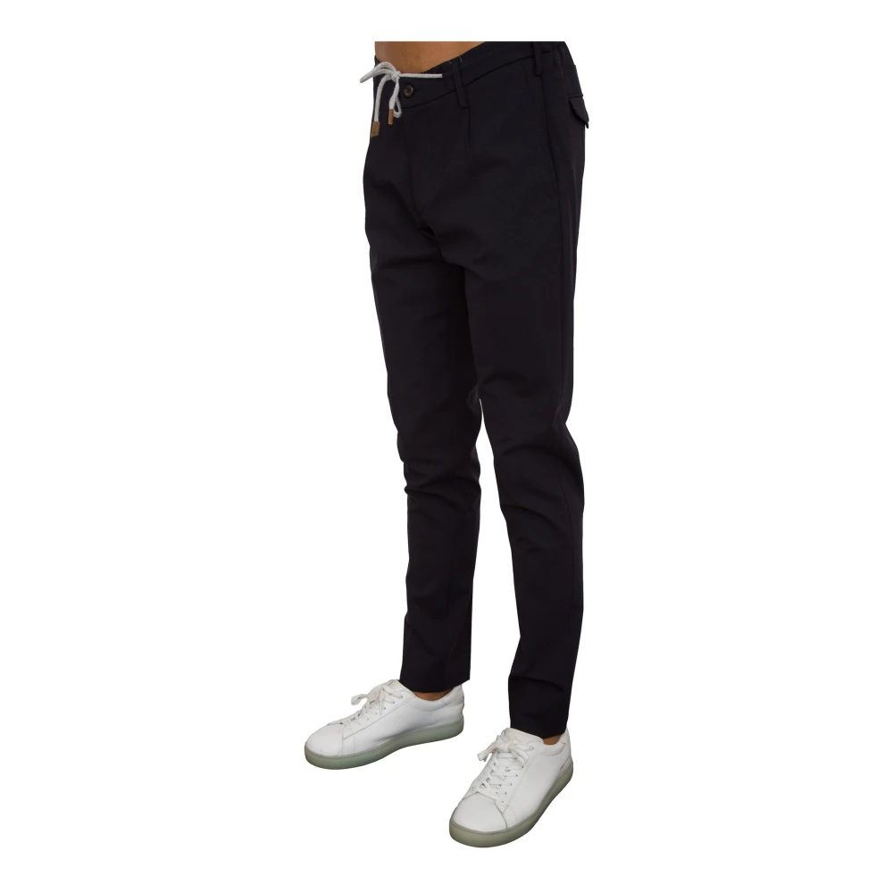 Eleventy Blauwe Joggingbroek voor Actieve Levensstijl Blue Heren