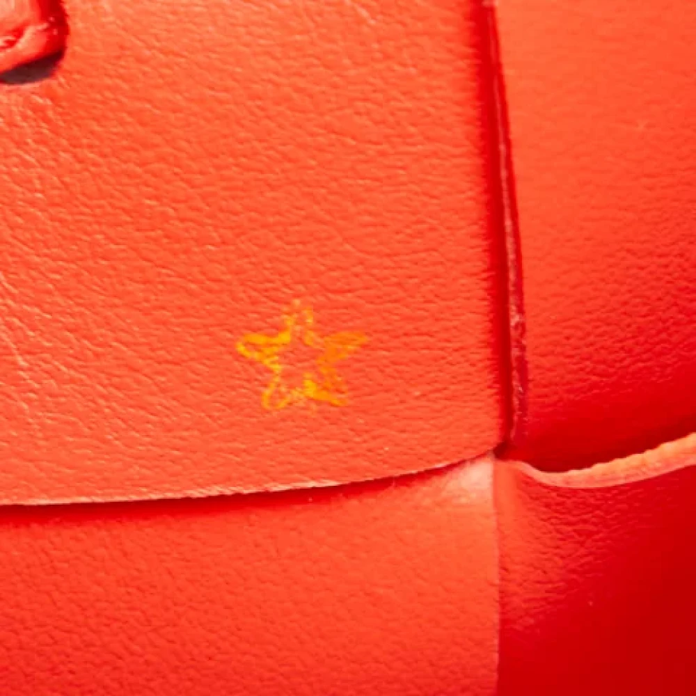 Bottega Veneta Vintage Pre-owned Leather handbags Red Dames