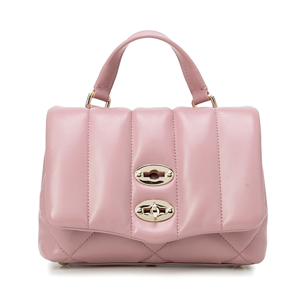 Zanellato Stijlvolle Leren Tas Pink Dames