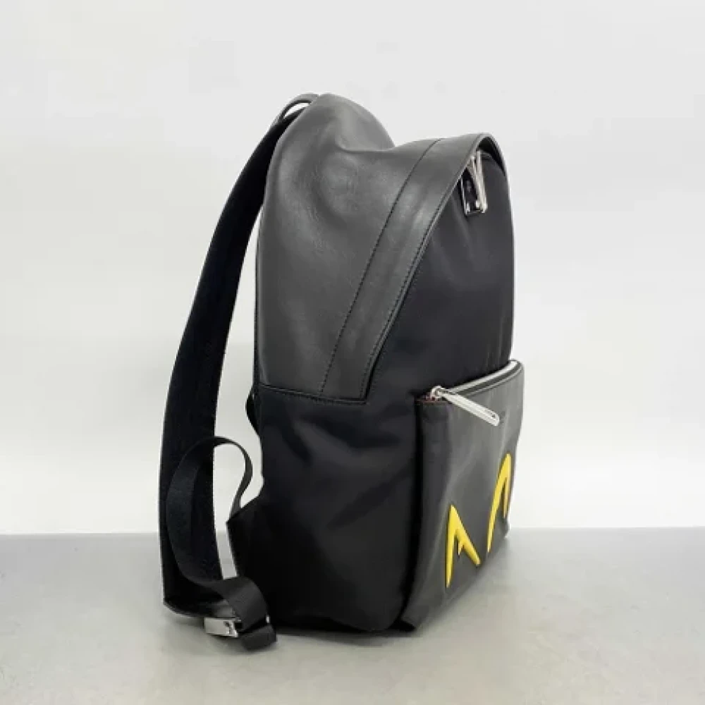 Fendi Vintage Pre-owned Nylon backpacks Black Dames