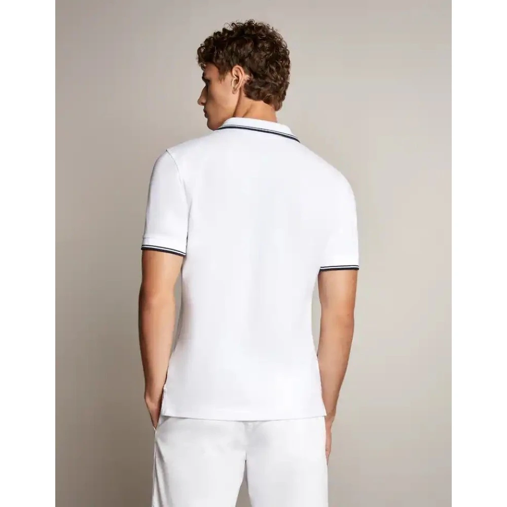 Fay Polo Shirts White Heren