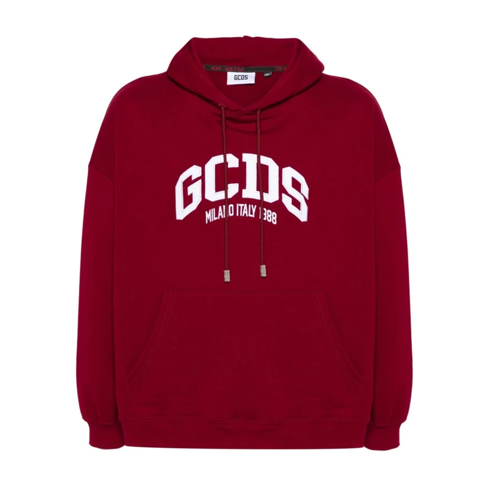 Gcds Bordeaux Sweaters Red Heren