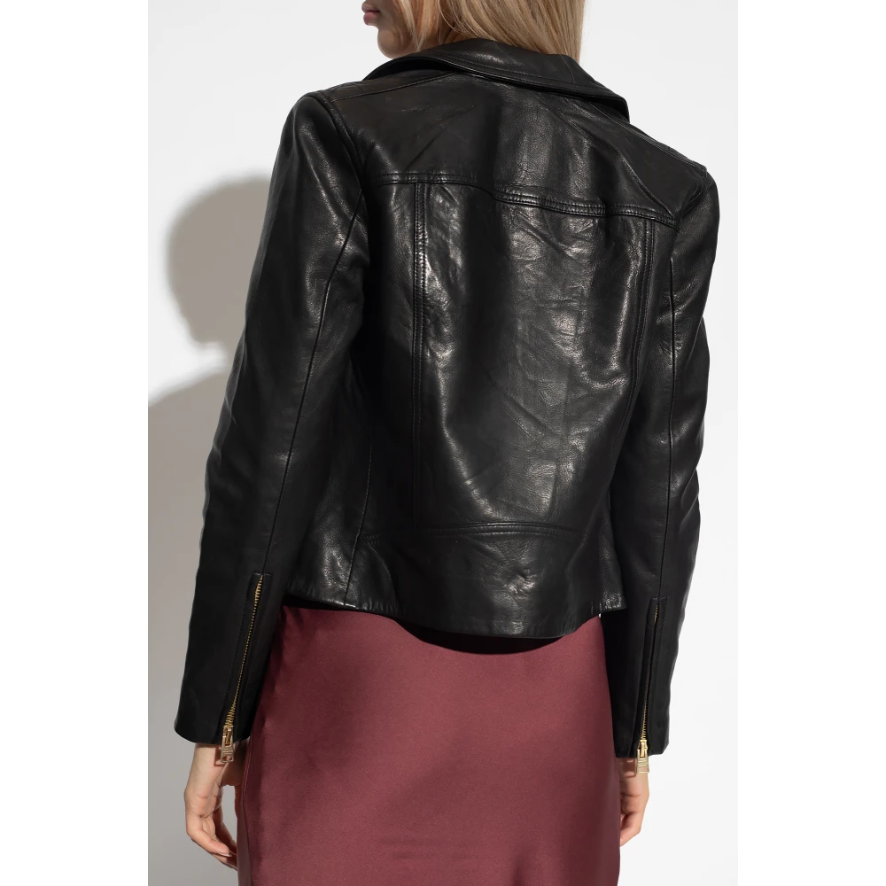 AllSaints Dalby Lederen Jas Black Dames
