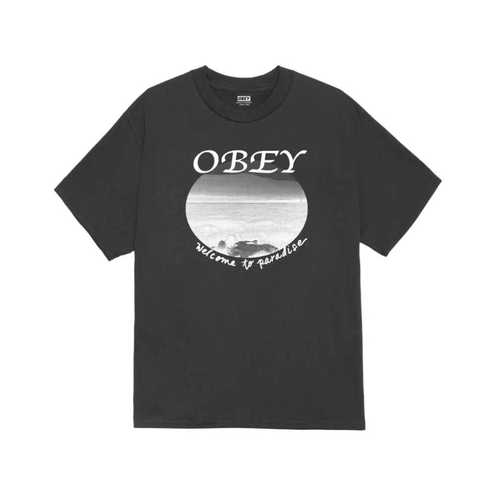 Obey - Tops > T-Shirts - Black - Obey - Modalova