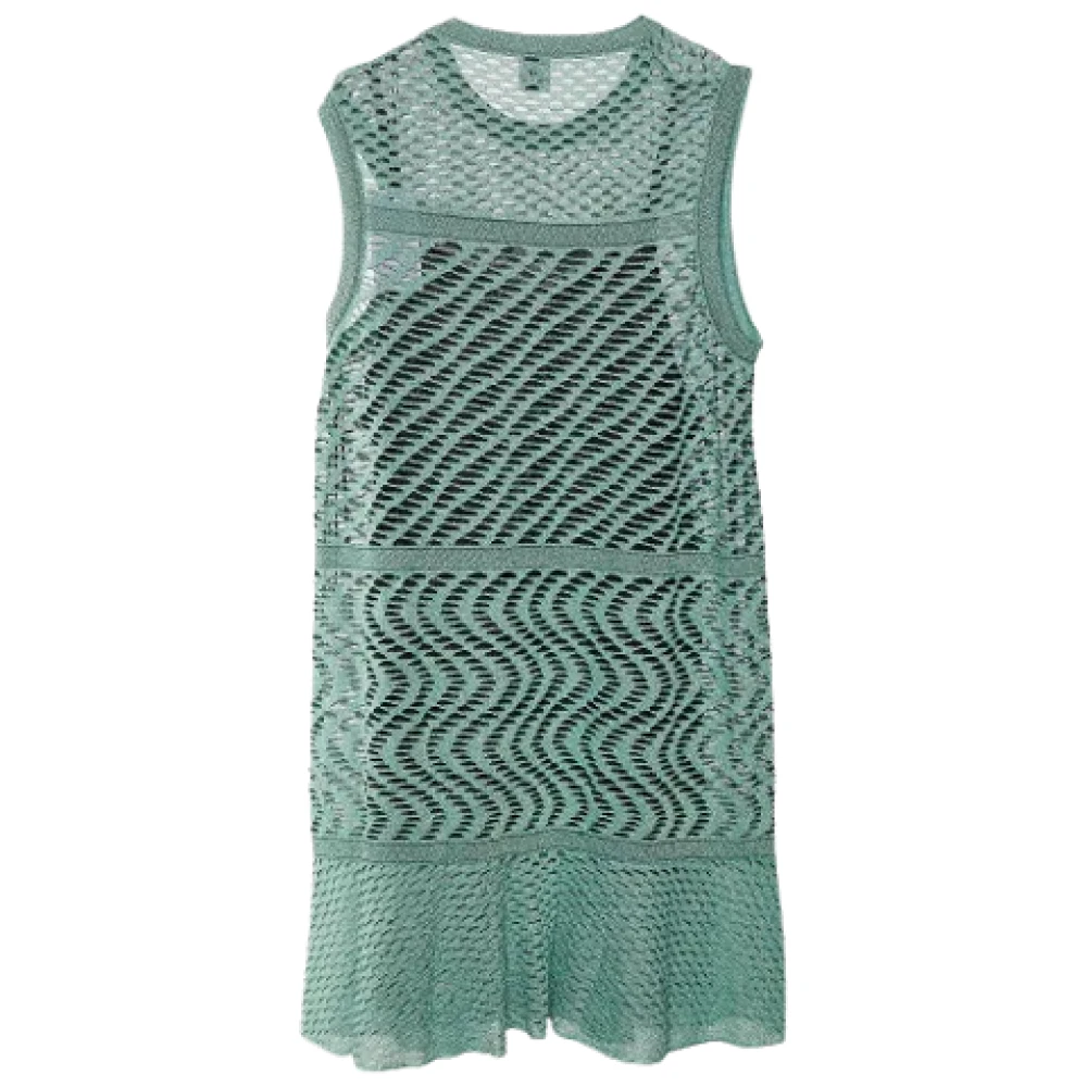 Missoni Pre-owned Knit dresses Green Dames