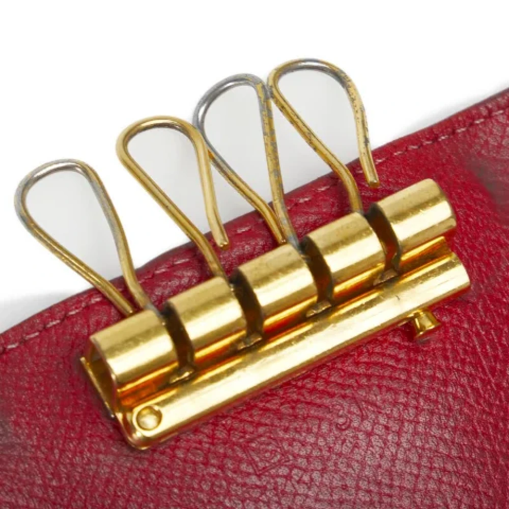 Hermès Vintage Pre-owned Leather key-holders Red Dames