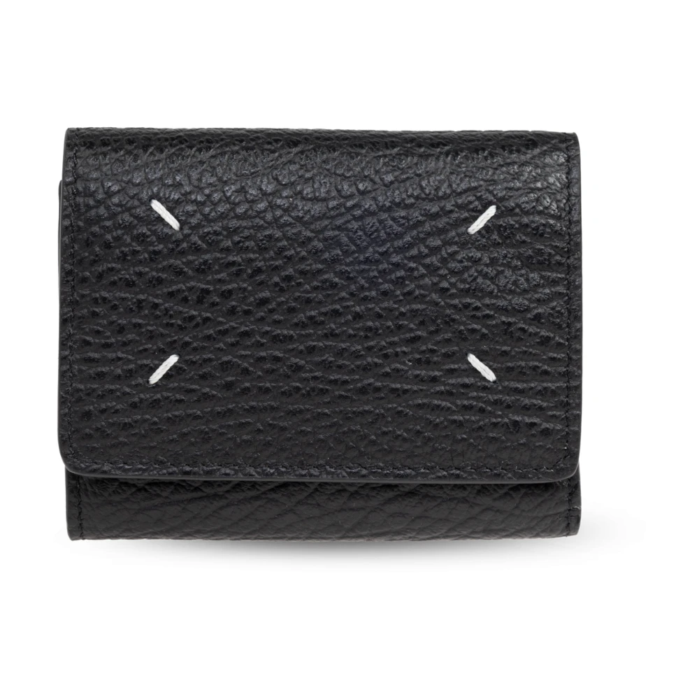 Maison Margiela Leren portemonnee Black Unisex