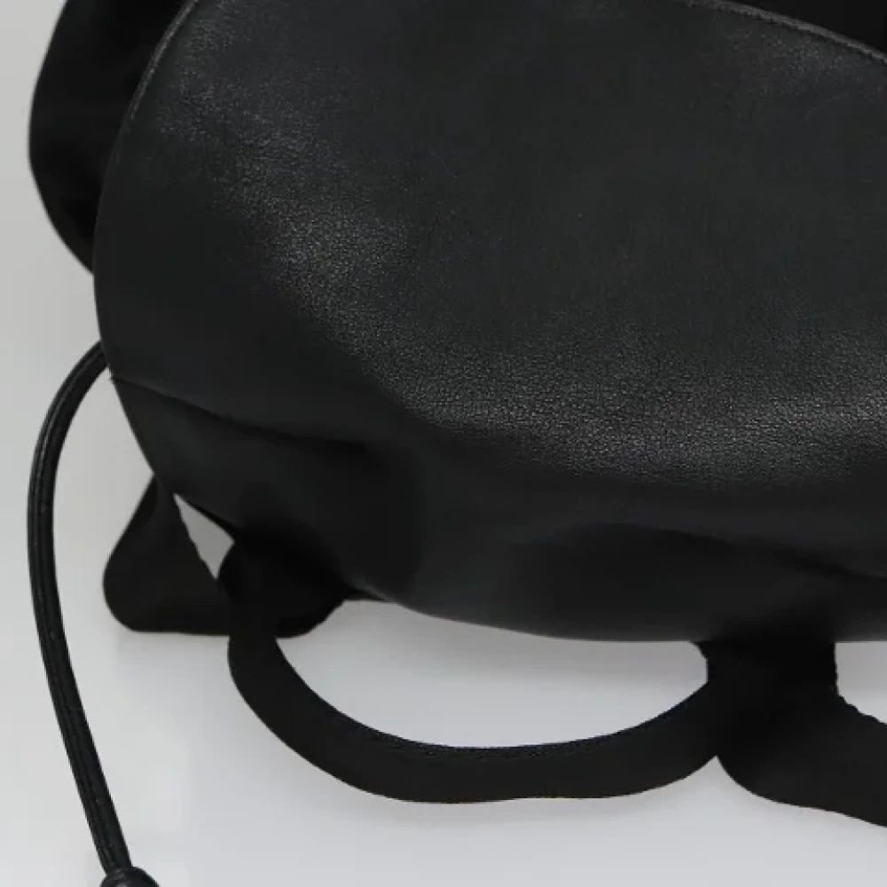 Salvatore Ferragamo Pre-owned Nylon backpacks Black Dames