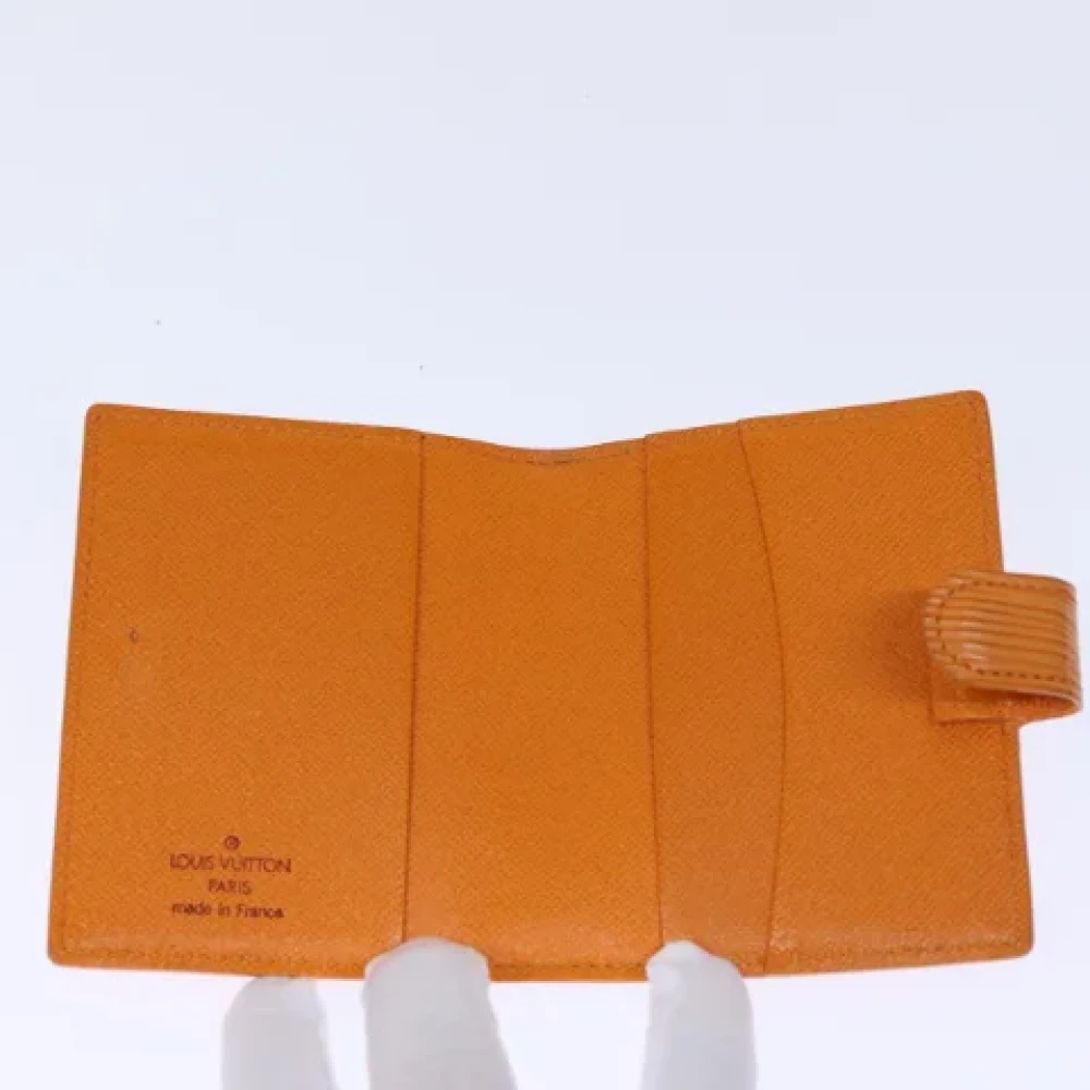 Louis Vuitton Vintage Pre-owned Leather home-office Orange Dames