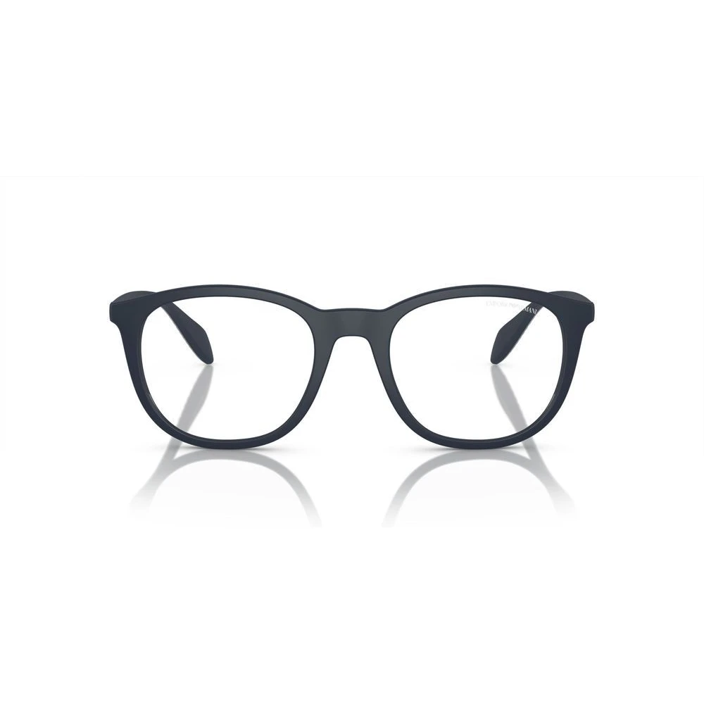 Emporio Armani Matte Blauwe Zonnebril Blue Heren