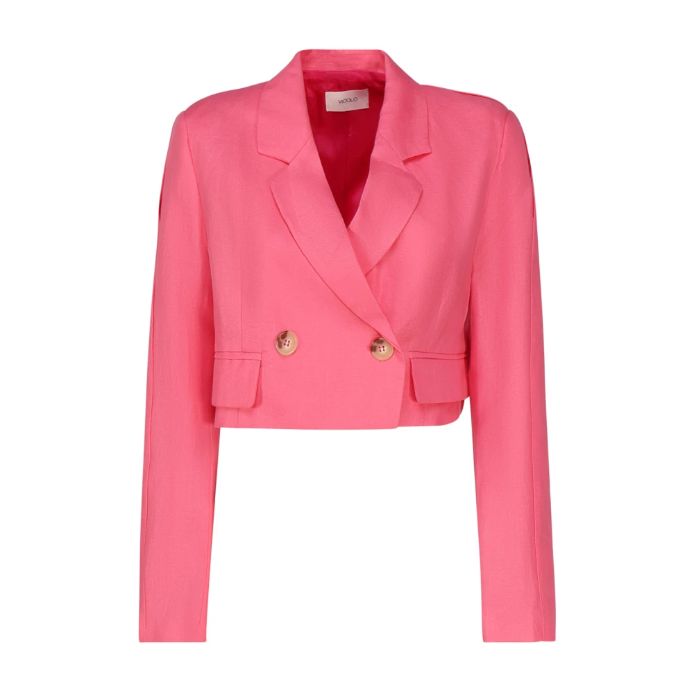 ViCOLO - Jackets > Blazers - Pink - ViCOLO - Modalova