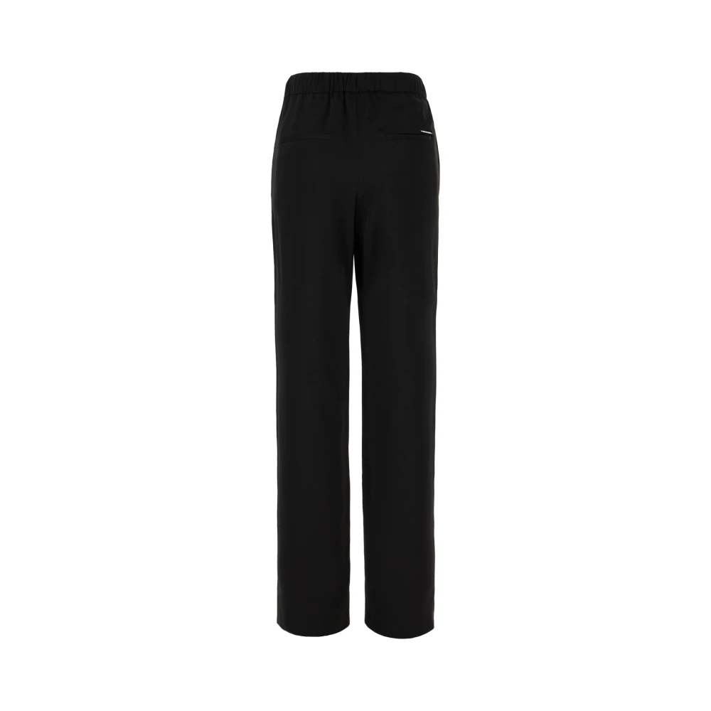Calvin Klein Slim-fit Trousers Black Dames