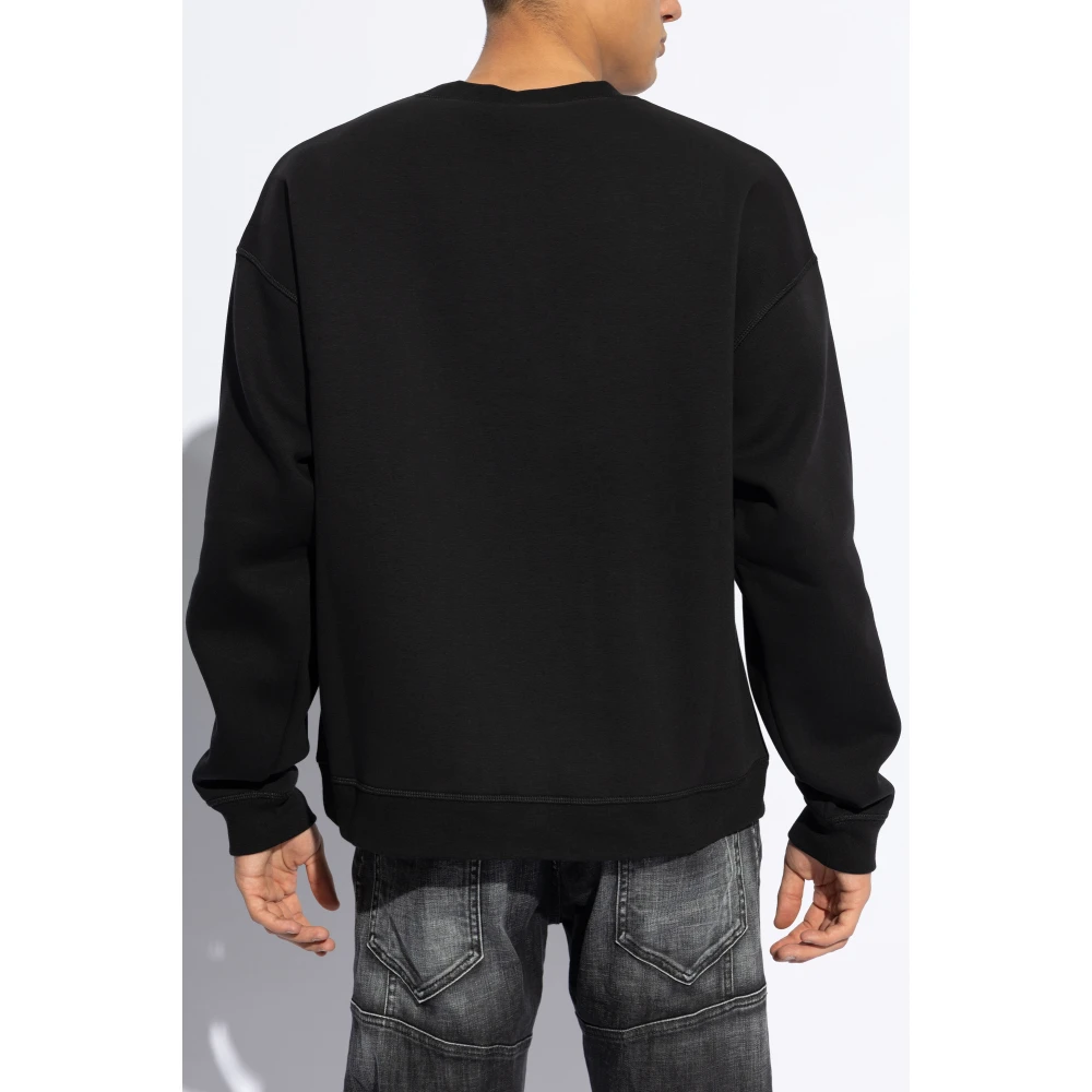 Dsquared2 Sweatshirt met logo Black Heren