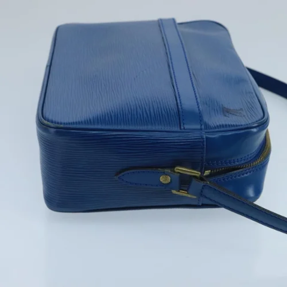 Louis Vuitton Vintage Pre-owned Leather shoulder-bags Blue Dames