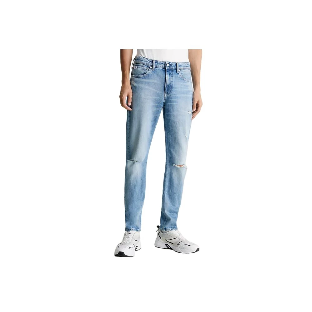 Calvin Klein Jeans Blauwe Jeans & Broek van Biologisch Katoen Blue Heren