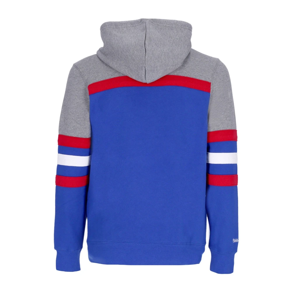 Mitchell & Ness NFL Headcoach Hoodie Neygia Royal Multicolor Heren
