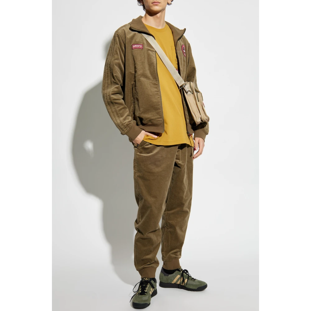 adidas Originals Slim-fit Broek Brown Heren