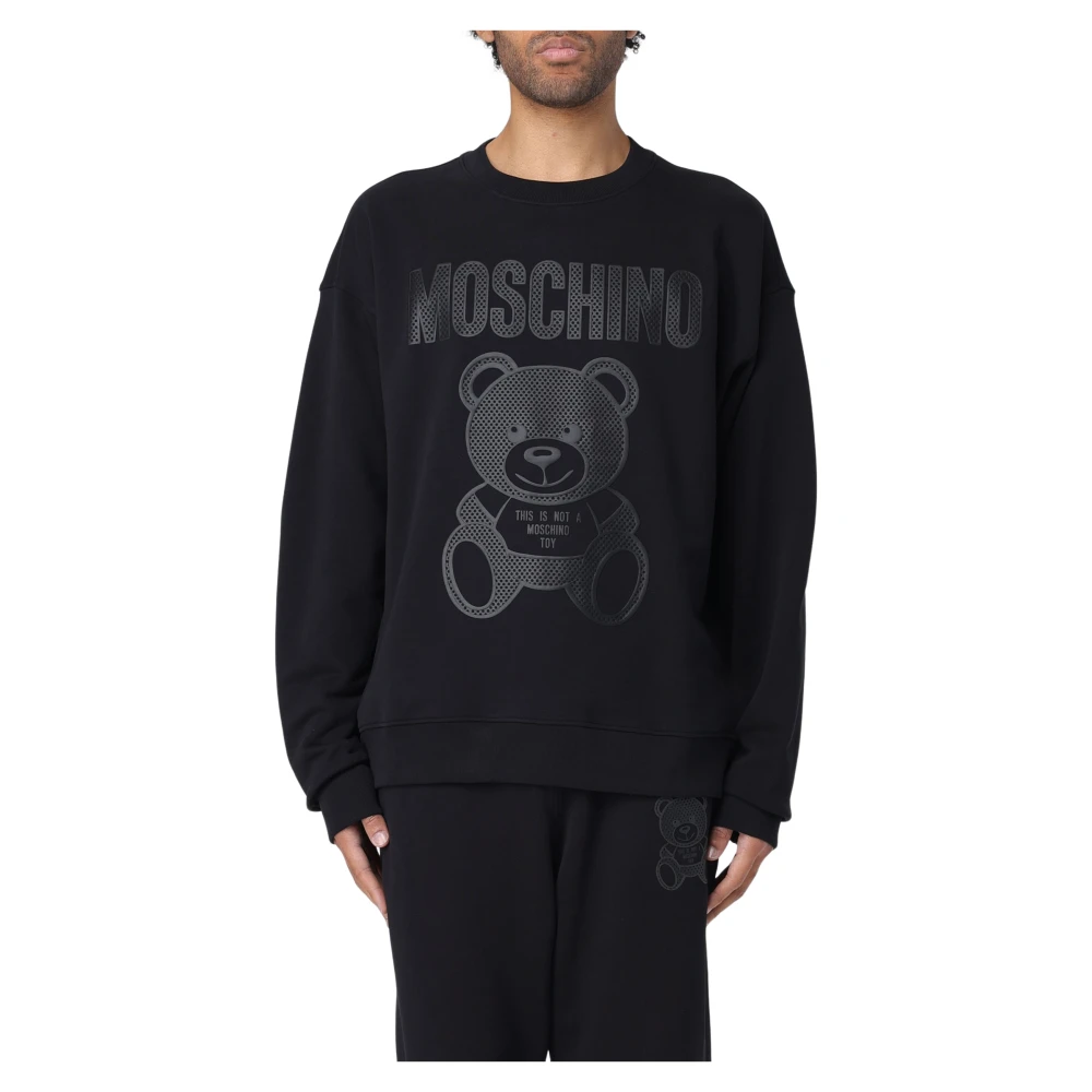 Moschino Sweatshirts Black Heren