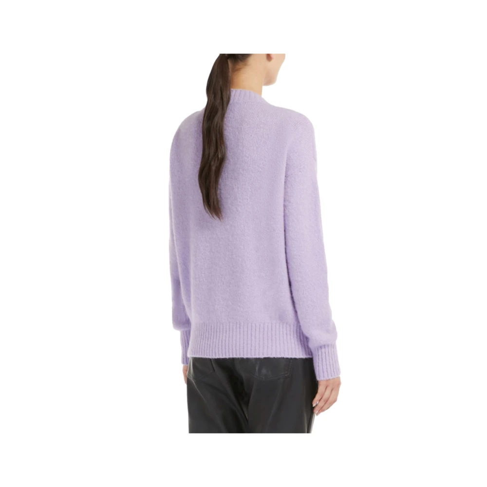 Max Mara Weekend Lila Weekendtrui Elegant Veelzijdig Purple Dames