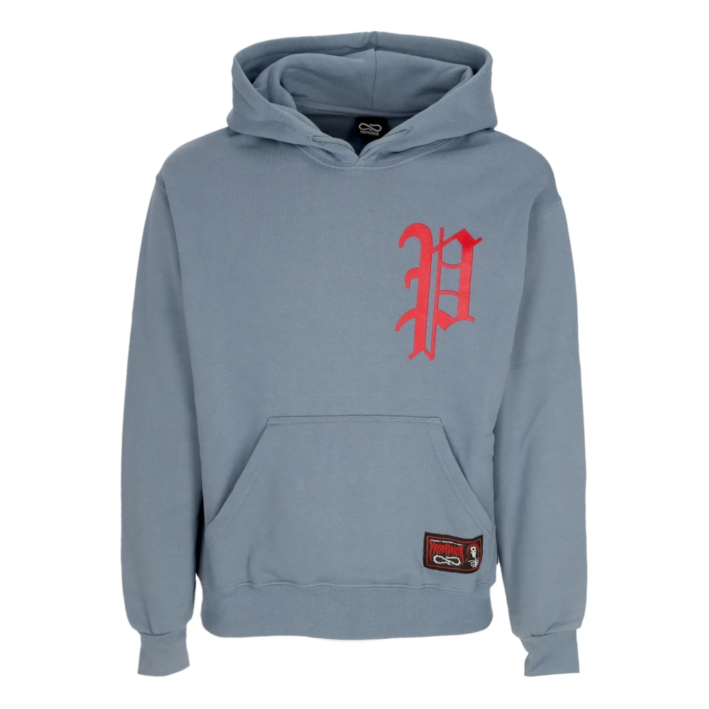 Propaganda Storm Man Hoodie met Voorzak Blue Heren