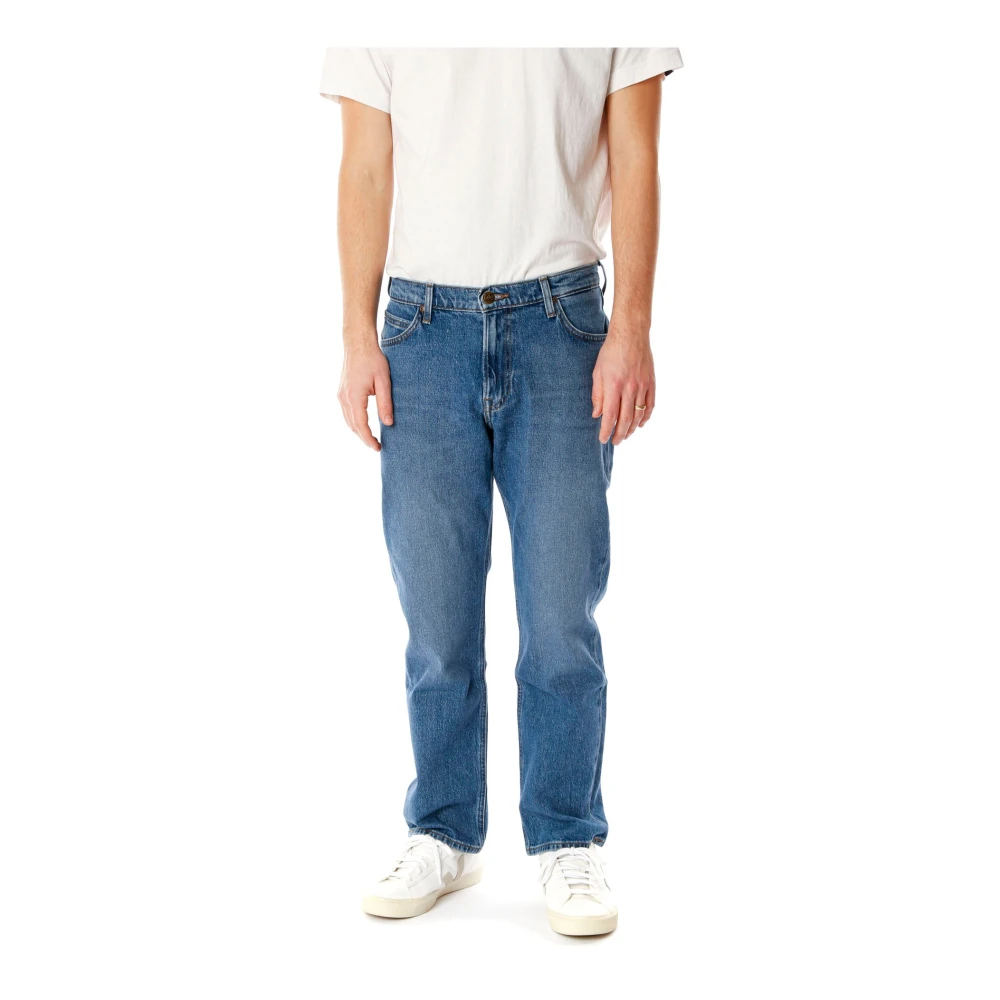 Lee Straight Jeans Blue, Herr