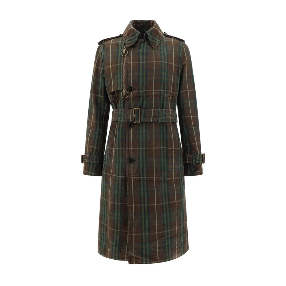 Burberry Klassieke Katoenen Trenchjas Green Heren