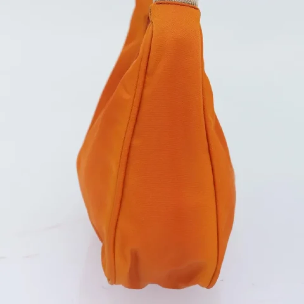 Prada Vintage Pre-owned Fabric prada-bags Orange Dames